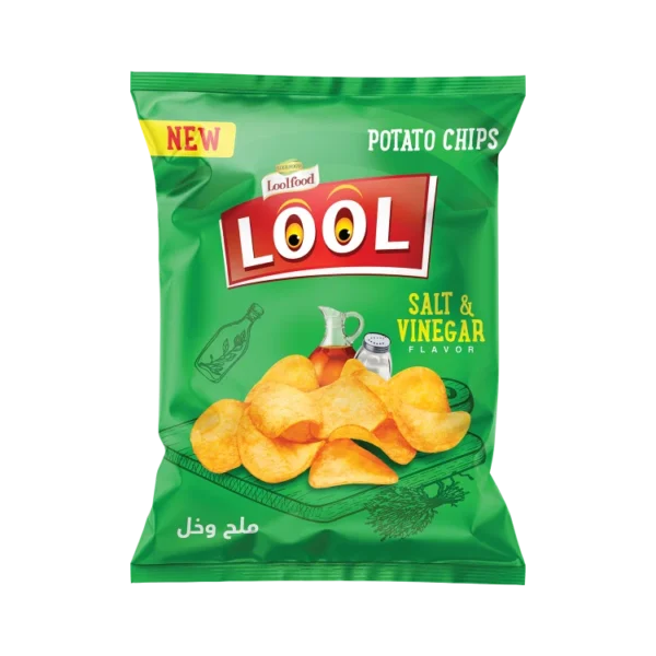 بطاطس لول - ملح وخل