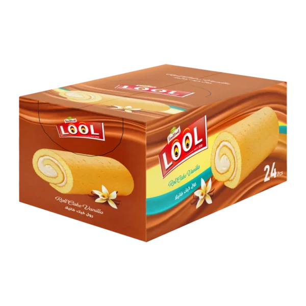 كيك رول ملفوف محشي فانيليا - Image 2