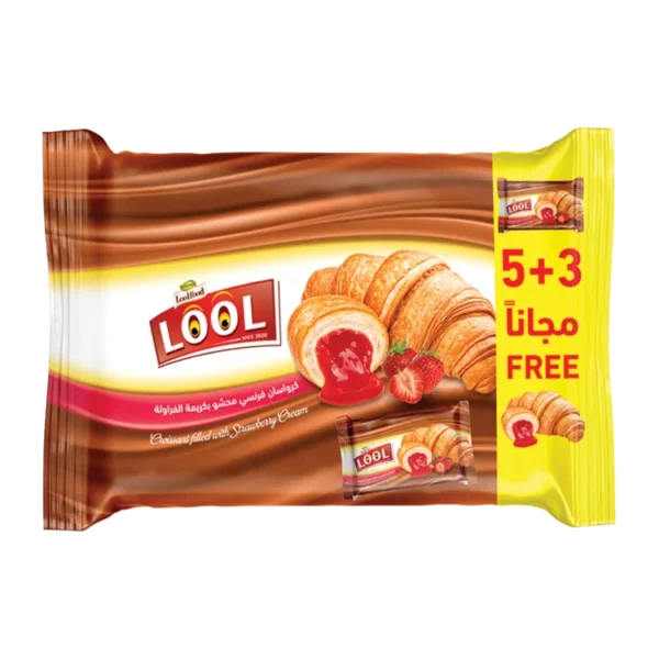 كرواسان فرنسي محشو بكريمة الفراولة - Image 2