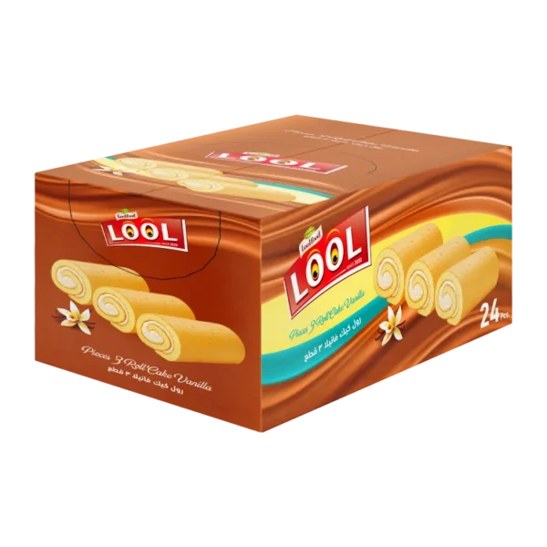 رول كيك فانيلا 3 قطع - Image 2