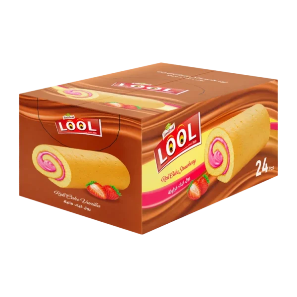 كيك رول ملفوف محشي فراولة - Image 2